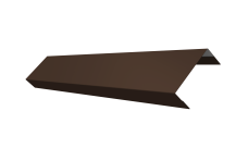 Ламель обратная 50 забора жалюзи Texas 0,45 PE RAL 8017 шоколад