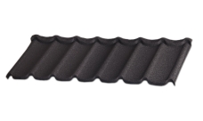 Лист композитной черепицы Gerard Diamant deep black