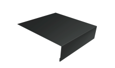 Планка лобовая/околооконная простая 190х50 0,45 PE-Double с пленкой RAL 7016 антрацитово-серый (2м)