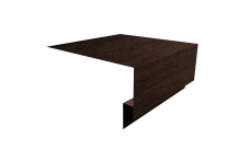 Планка околооконная сложная Блок-Хаус new 200х75х27 Grand Line 0,45 Print Premium Antique Wood TwinColor (3м)