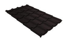 Профиль волновой "Камея" ("Kamea") 0,45 PE RAL 9005 черный