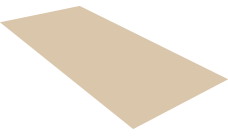 Плоский лист 0,5 Satin с пленкой RAL 1015 светлая слоновая кость