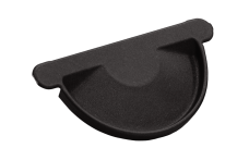 Заглушка торцевая универсальная Grand Line PU матовый 125 мм RR 32 темно-коричневый