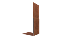 Планка приемная оконная 0,45 Print Premium Rowan Fresh TwinColor (2м)