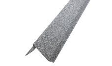 Планка ветровая Grand Line c базальтовой крошкой для мягкой кровли 60х30х90 Фартук S5 серая 1,25м