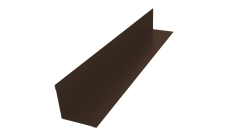 Угол внутренний 40х40 Grand Line 0,5 Atlas X с пленкой RAL 8017 шоколад (3м)