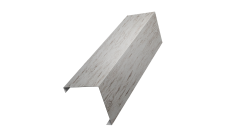 Декоративная накладка на столб универсальная угловая 80х80 для забора жалюзи 0,45 Print Elite Snow Wood TwinColor (2,5м)