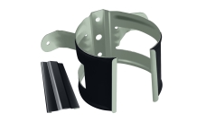 Кронштейн трубы на дерево Grand Line PE 100 мм RAL 7024 мокрый асфальт