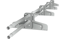 Снегозадержатель Стандарт Т4 d 25 RAL 9006 (3м)