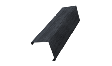 Декоративная накладка на столб универсальная угловая 62х55 для забора жалюзи 0,45 Print Premium Grey Wood TwinColor (1,8м)