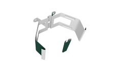 Крепление трубы для гофры на дерево Vortex Lite PE RAL 6005 зеленый мох