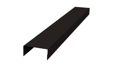 Крышка 30х15 жалюзи Texas 0,45 Drap-double TX RAL 9005 черный (2м)