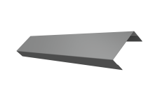 Ламель обратная 50 забора жалюзи Texas Grand Line 0,5 Satin RAL 9006 бело-алюминиевый