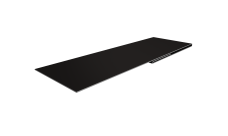 Планка финишная 48х25 Grand Line 0,45 ПЭ двухсторонний с пленкой RAL 9005 черный (3м)