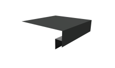 Планка околооконная сложная 200х50х18 (j-фаска) 0,45 PE с пленкой RAL 7016 антрацитово-серый (3м)