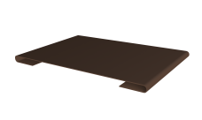 Планка стыковочная 0,5 Atlas X с пленкой RAL 8017 шоколад (3м)