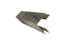 Планка угла внешнего сложного Блок-Хаус новый Grand Line 0,45 Принт Элит Северное дерево TwinColor (2м)