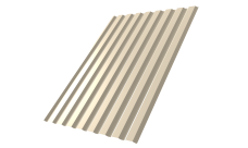 Профнастил С20A Grand Line 0,45 Drap TX RAL 1015 светлая слоновая кость