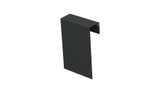 Соединительный профиль фибросайдинга Grand Line 0,5 Rooftop Бархат RAL 7016 антрацитово-серый (2м)