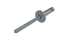 Заклёпка вытяжная Daxmer 4,8х10 (500шт) нерж/нерж RAL 7024