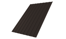 Профнастил С10A Grand Line 0,5 Satin Matt RR 32 темно-коричневый