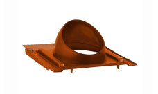 Элемент проходной Krovent General-Purpose 125/150 красно-коричневый