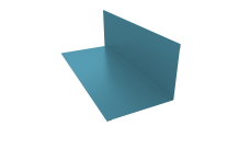 Планка примыкания 130х160 Grand Line 0,45 Drap ТХ RAL 5024 пастельно-синий (3м)