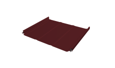 Кликфальц Pro Line Grand Line 0,45 Drap TR с пленкой на замках RAL 3005 красное вино