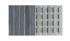 Комплект заглушек для доски ДПК Grand Line 3D Винтаж 150х25мм (упаковка 10шт) Серый