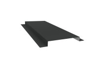 Планка кожуха сегментного 150 0,5 PurPro Matt 275 RAL 7016 антрацитово-серый (3м)