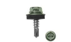 Саморез по металлу Daxmer 5,5х19 (250шт) сверло №3 RAL 6019