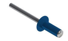 Заклёпка вытяжная Daxmer 3,2х8 RAL 5005 (20х1000шт) ал/ст