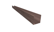 Кубообразная рейка GL Ш50/В50 White Wood Zn 0,45 L=3м