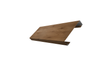 Ламель лицевая 100 забора жалюзи Texas 0,45 Print Premium Pine Wood Fresh