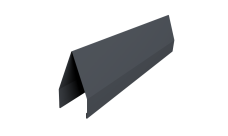 Ламель забора жалюзи Tokyo new 0,45 Drap-double TX RAL 7024 мокрый асфальт