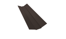 Планка ендовы верхней 95х80х95 0,45 Drap TR RR 32 темно-коричневый (2м)