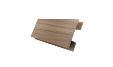 Планка H-образная Экобрус 0,45 Print Elite с пленкой Honey Wood TwinColor (3м)