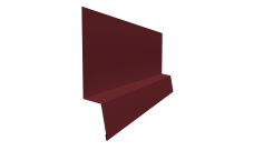 Планка начальная фальц 0,45 Drap TX RAL 3005 красное вино (2м)