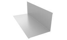 Планка примыкания 130х160мм 0,45 Drap TX RAL 9003 сигнальный белый (3м)