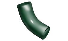 Колено 60 градусов Grand Line ПУ 90мм RAL 6005 зеленый мох