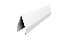 Ламель забора жалюзи Tokyo new 0,5 Satin с пленкой RAL 9003 сигнальный белый