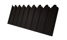 Профнастил С20A фигурный 0,45 Print Elite Coffee Wood TwinColor