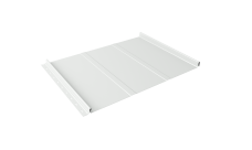 Кликфальц Line Grand Line 0,5 Satin с пленкой на замках RAL 9003 сигнальный белый