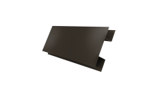 Планка H-образная Экобрус Grand Line 0,5 Velur RR 32 темно-коричневый (3м)