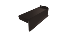 Планка торцевая сегментная Квадро профи Правая стартовая 0,45 Drap TX RR 32 темно-коричневый