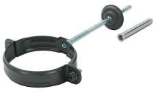 Хомут трубы GL PU Matt 90 мм RAL 7024 мокрый асфальт