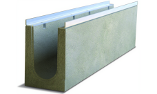 Лоток водоотводный бетоннный Aquastok Optima 100 №6 (Н-185/190)