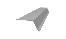 Планка капельник 100х55 0,45 PE lite с пленкой RAL 9003 сигнальный белый (2м)