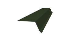 Планка капельник 100х55 Grand Line 0,5 Satin Matt TX RAL 6020 хромовая зелень (2м)