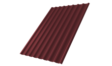 Профнастил С20R 0,5 Satin Matt RAL 3005 красное вино